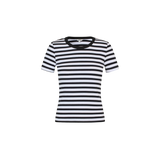 OTIS-M T-SHIRT - WHITE BLACK STRIPE