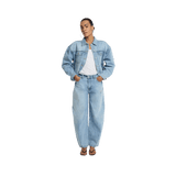 BARREL DENIM PANTS