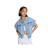 ALIX-THE LABEL - SOFT DENIM WAISTCOAT