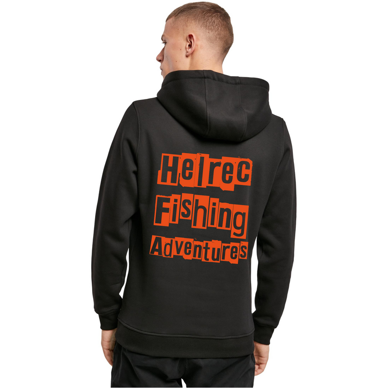 Helrec Fishing Adventures Hoodie Patch Black Red