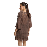 ALIX-THE LABEL - LACE RUFFLE TOP
