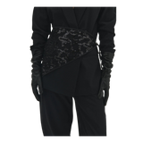 SCARFIRA-M PAILLETTEN-SCHAL - BLACK