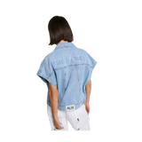 ALIX-THE LABEL - SOFT DENIM WAISTCOAT