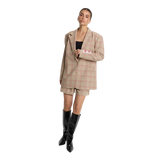 ALIX-THE LABEL - OVERSIZED CHECK BLAZER