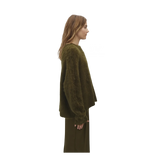 GILLIS-M STRICKPULLOVER - SMOKED OLIVE