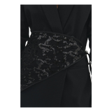 SCARFIRA-M PAILLETTEN-SCHAL - BLACK