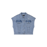 ALIX-THE LABEL - SOFT DENIM WAISTCOAT