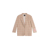 ALIX-THE LABEL - OVERSIZED CHECK BLAZER