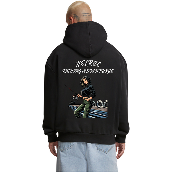 Helrec Fishing Adventures Hoodie No Woman No Fish