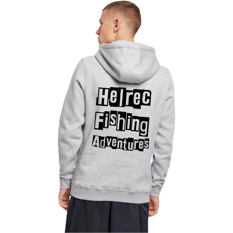 Helrec Fishing Adventures Hoodie Patch Grey