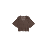 ALIX-THE LABEL - LACE RUFFLE TOP