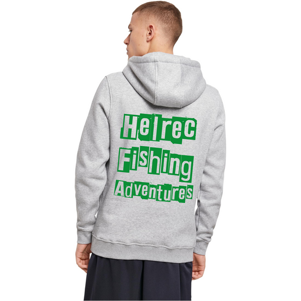 Helrec Fishing Adventures Hoodie Patch Grey Green