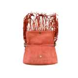 Statement Tasche mit Fransen – Orange