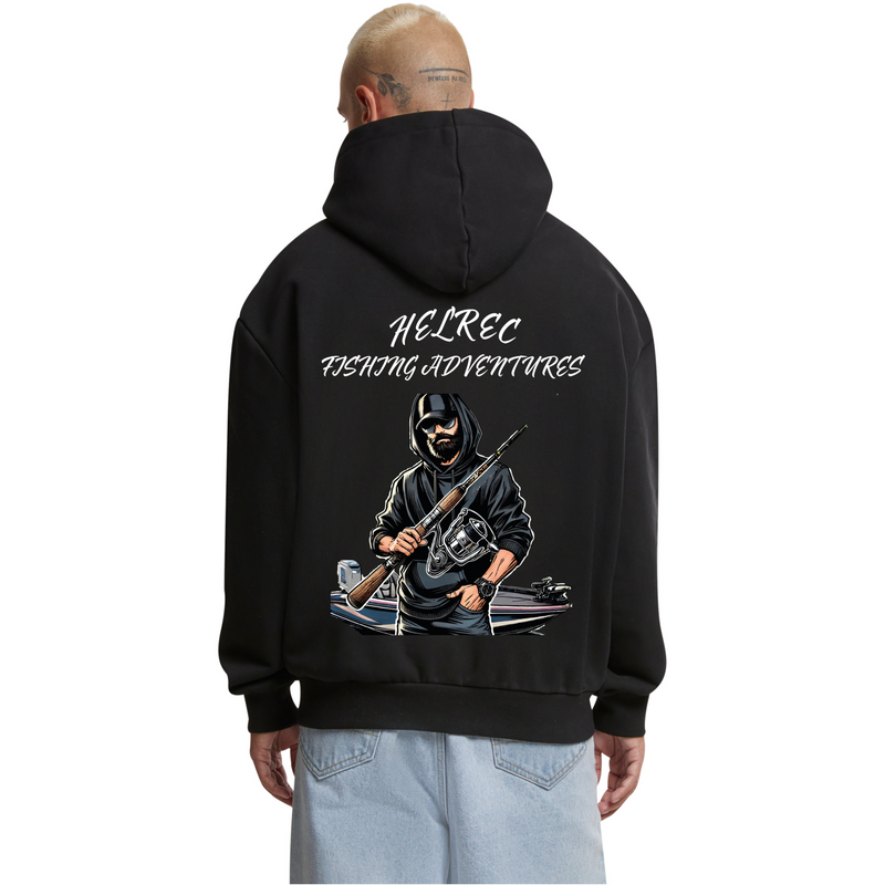 Helrec Fishing Adventures Hoodie Time for Fishing