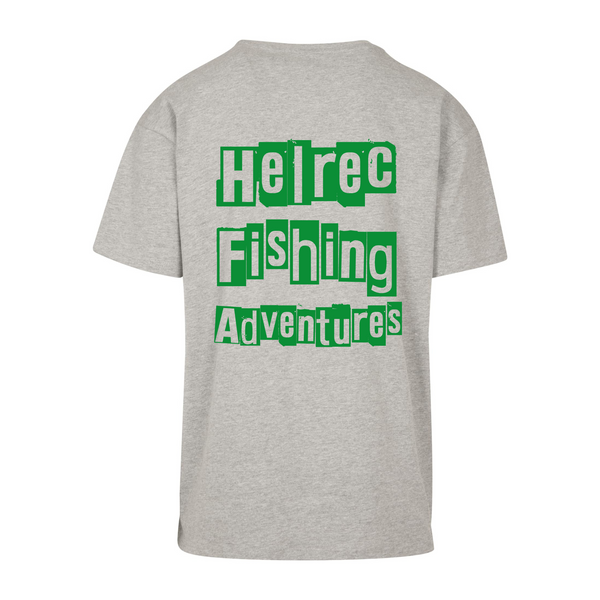 Helrec Fishing Adventures Heavy Shirt Patch Grey Green