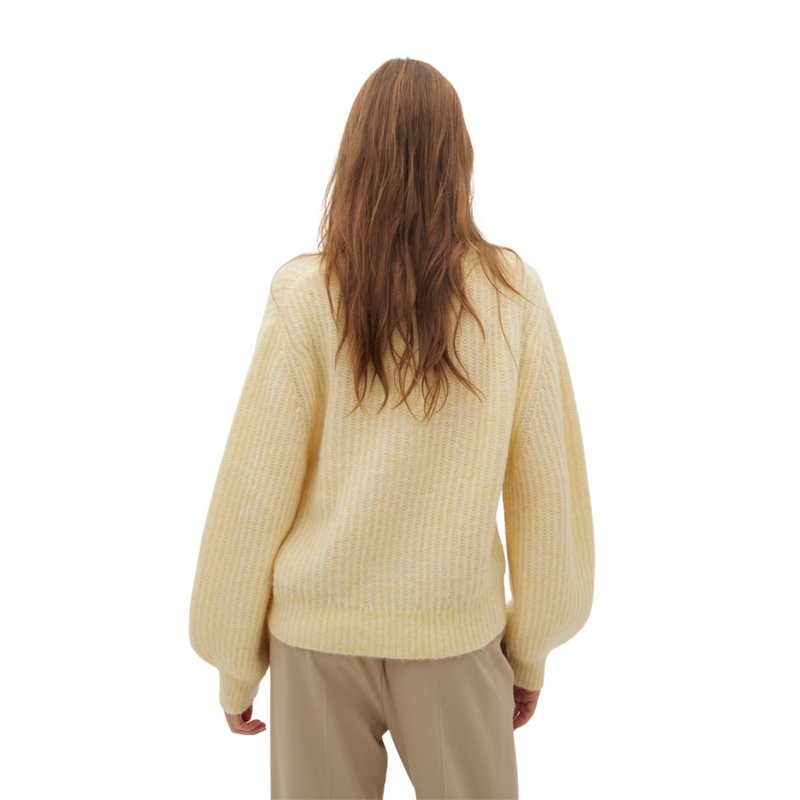 Molenda-M Gestrickter Cardigan - Gelb