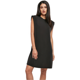 Modal Padded Shoulder Dress