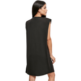 Modal Padded Shoulder Dress