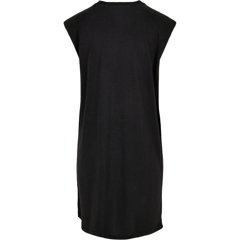 Modal Padded Shoulder Dress