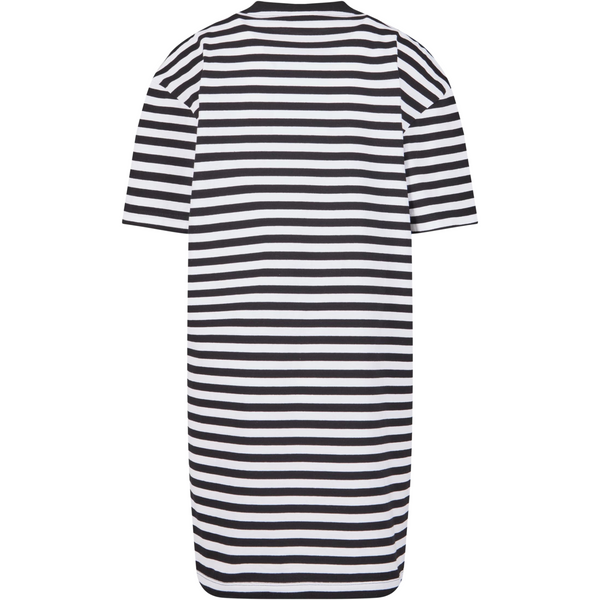 Ladies Oversized Striped Tee Dress