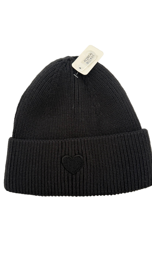 Beanie Heart-Black Edition
