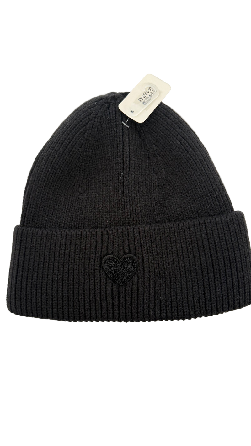 Beanie Heart-Black Edition