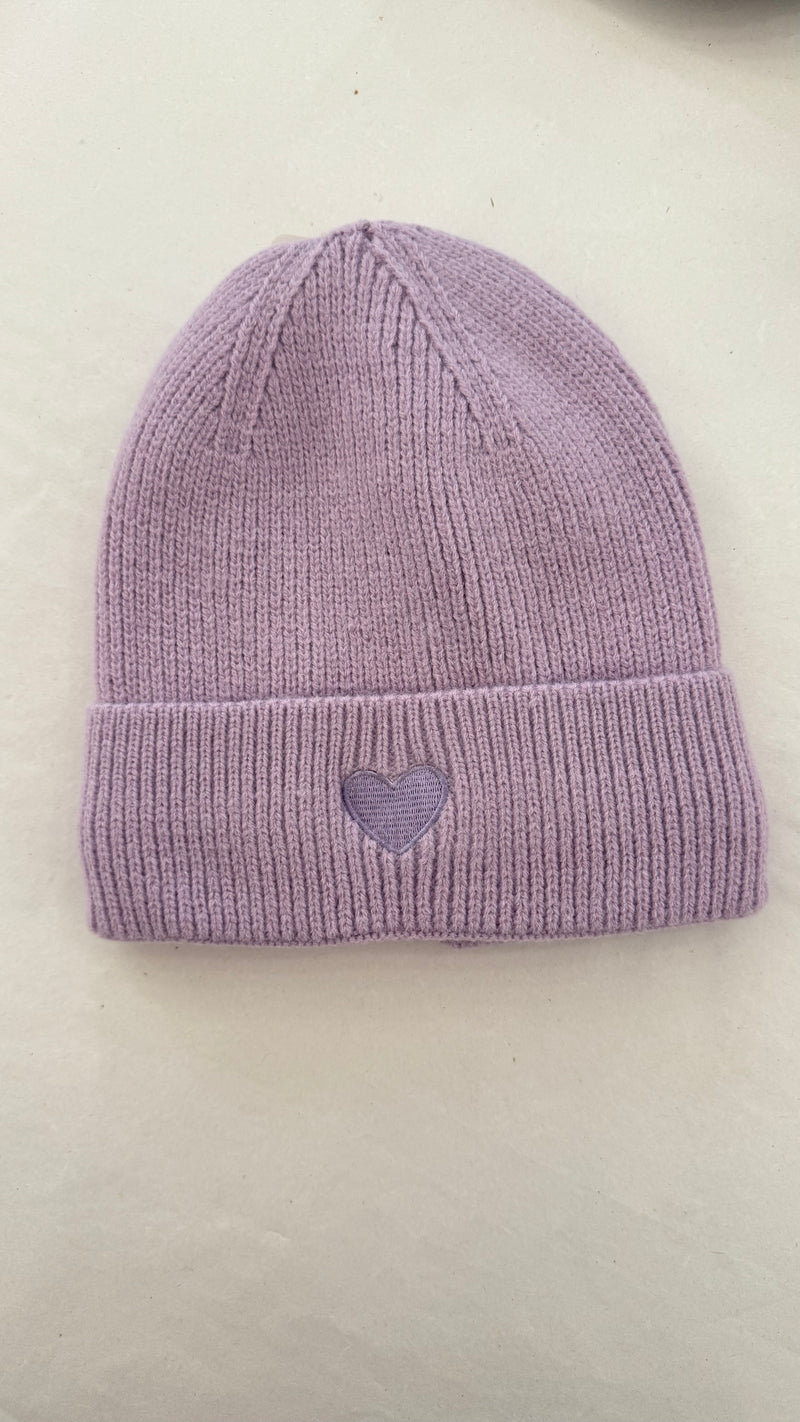 Beanie-Mütze Flieder